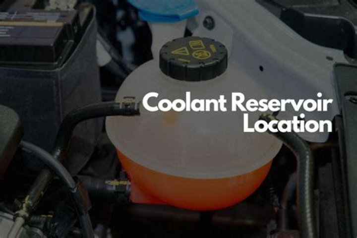 Where should the coolant level be in the reservoir?