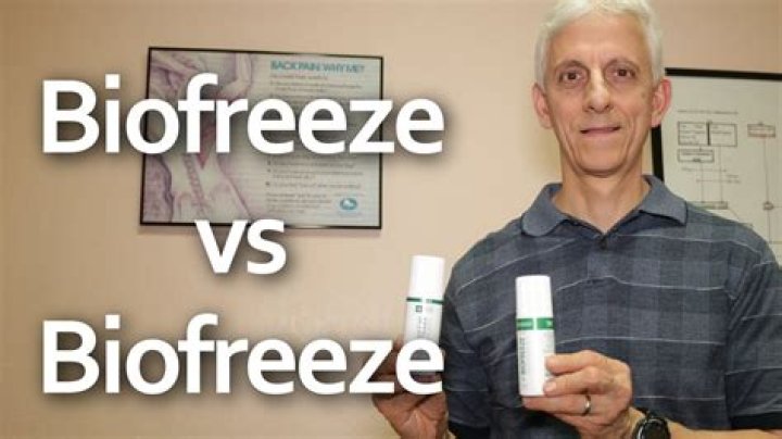 Where should you not use Biofreeze?