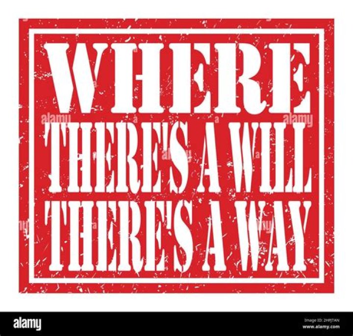 Where there is a will there's a way essay?
