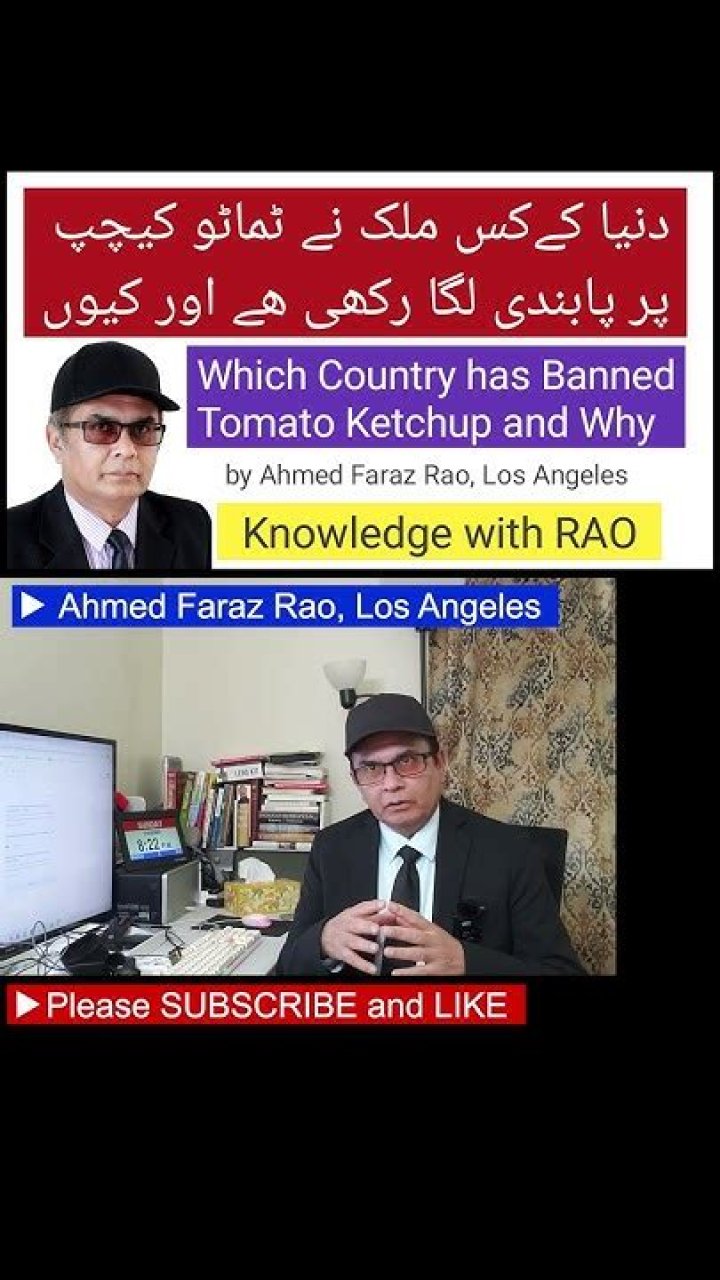 Which country banned tomato ketchup?