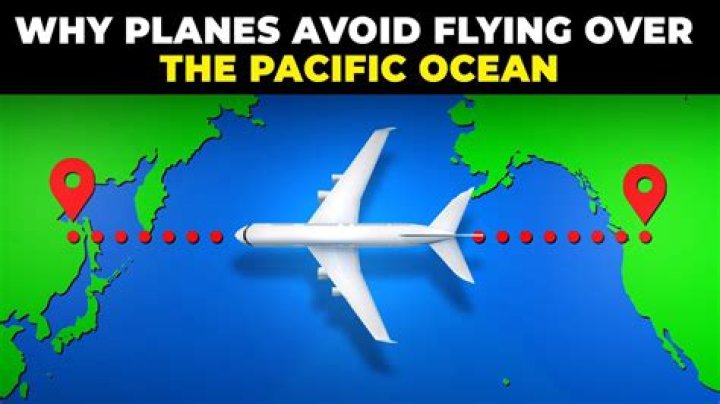 Which ocean do planes not fly over?