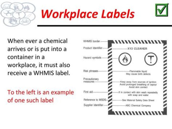 Which of the following workplace containers does not require a label?