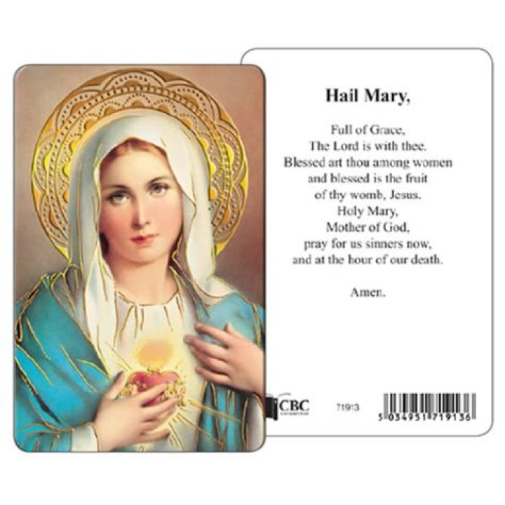 Who created the Hail Mary prayer?