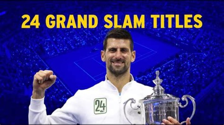 Who has 24 Grand Slam titles in tennis?