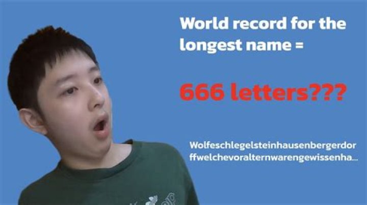 Who has the world longest name?