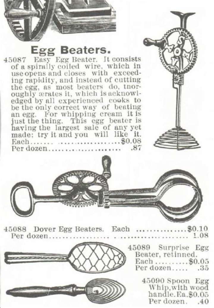 Who invented egg beater?