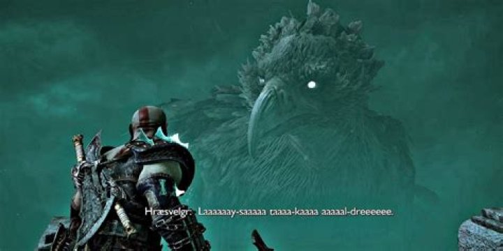Who is the giant crow in Helheim?