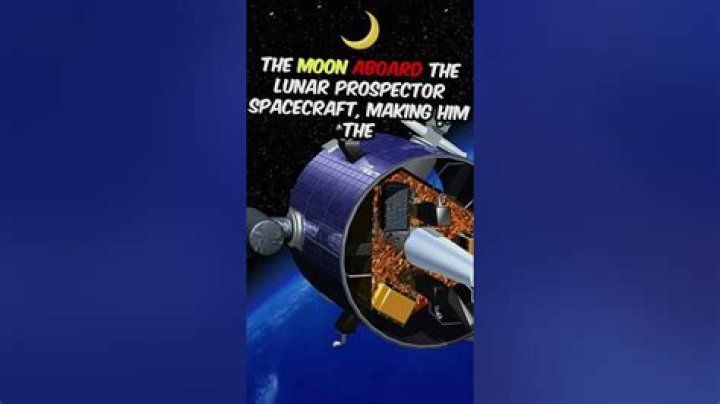 Who is the only person buried on the Moon?