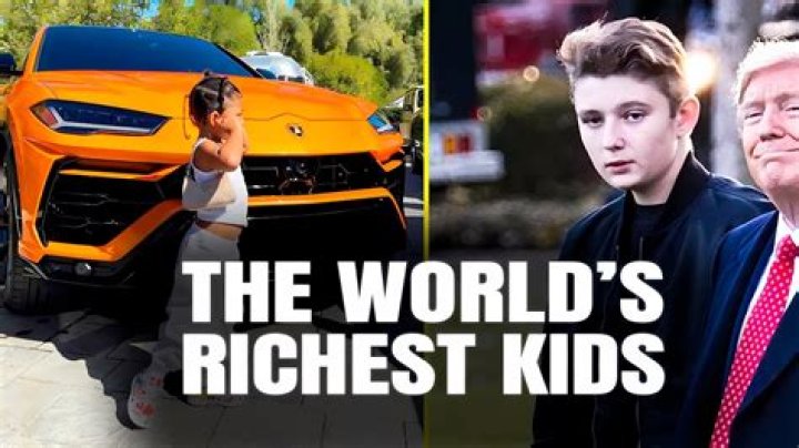 Who is the richest kid in 2022?