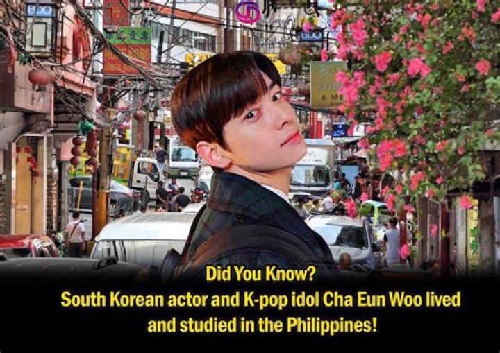 Who Korean actor studied in the Philippines?