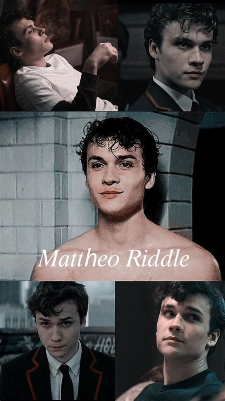 Who plays Mattheo Riddle marauders?