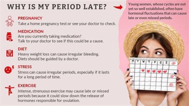 Why am I late for my period but not pregnant?