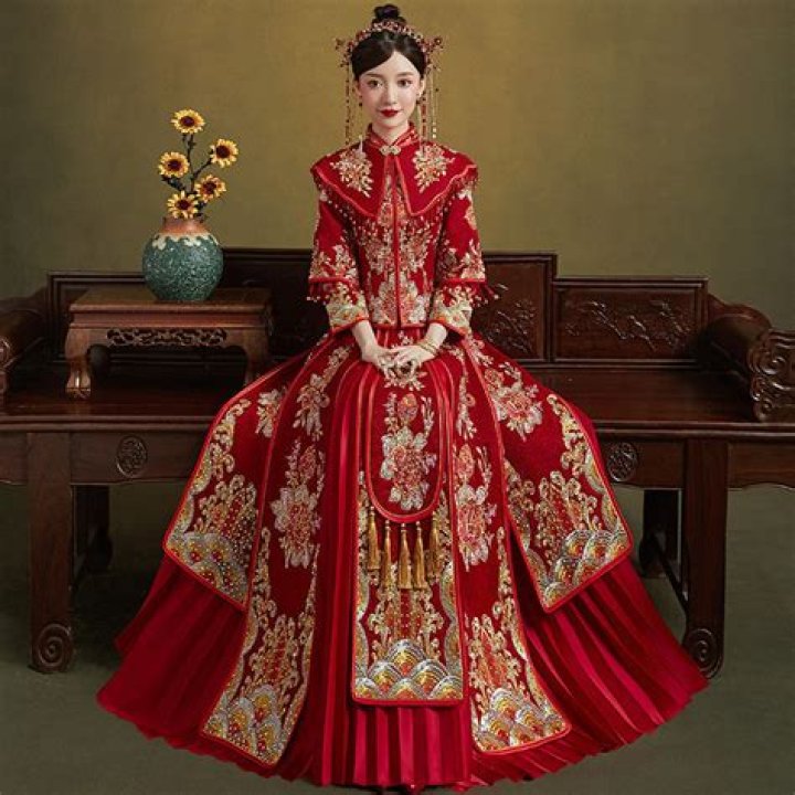 Why are Chinese wedding dresses red?