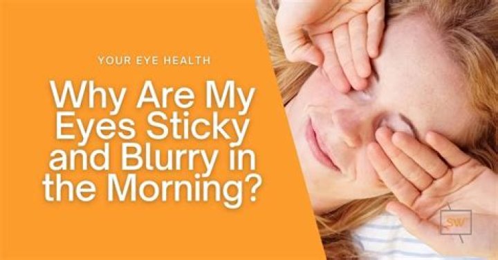 Why are my eyes blurry after glasses?