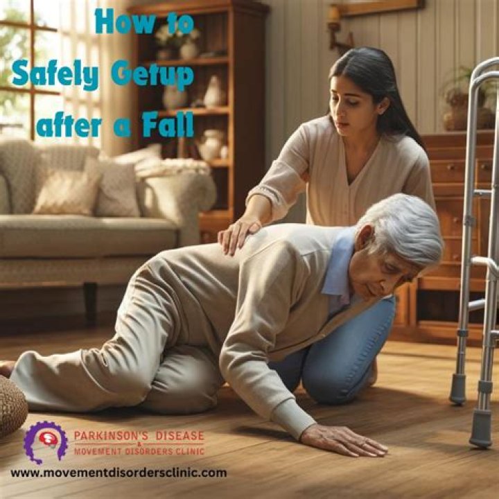 Why can't elderly get up after a fall?