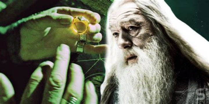 Why did Dumbledore wear the cursed ring?
