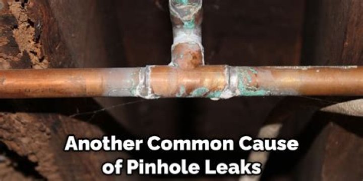 Why do copper pipes get pinhole leaks?