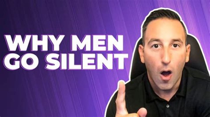 Why do guys go silent?