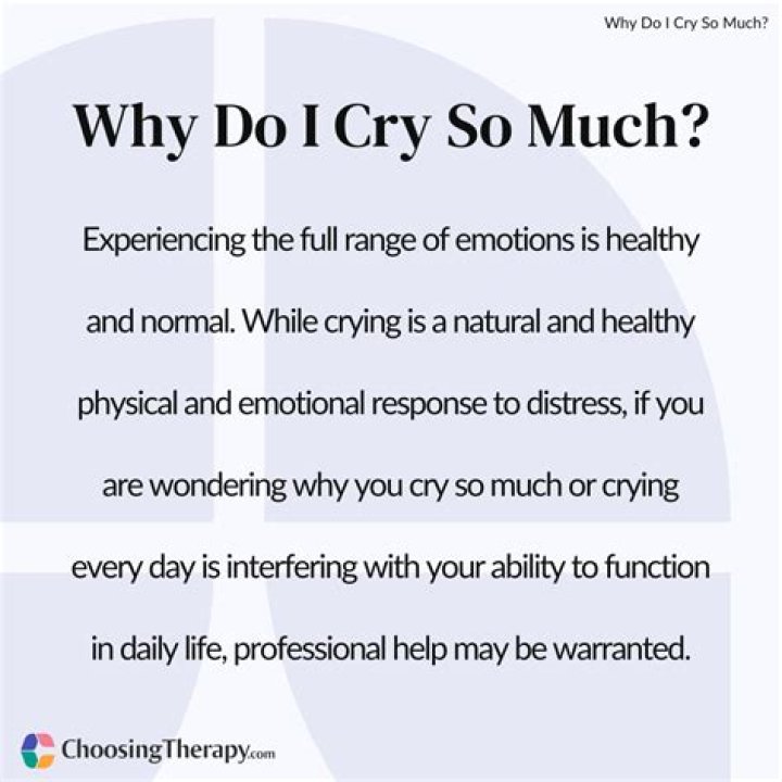 Why do I cry after anesthesia?