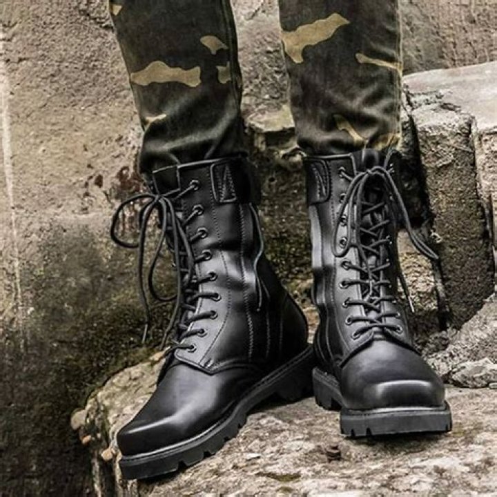 Why do the military run in boots?