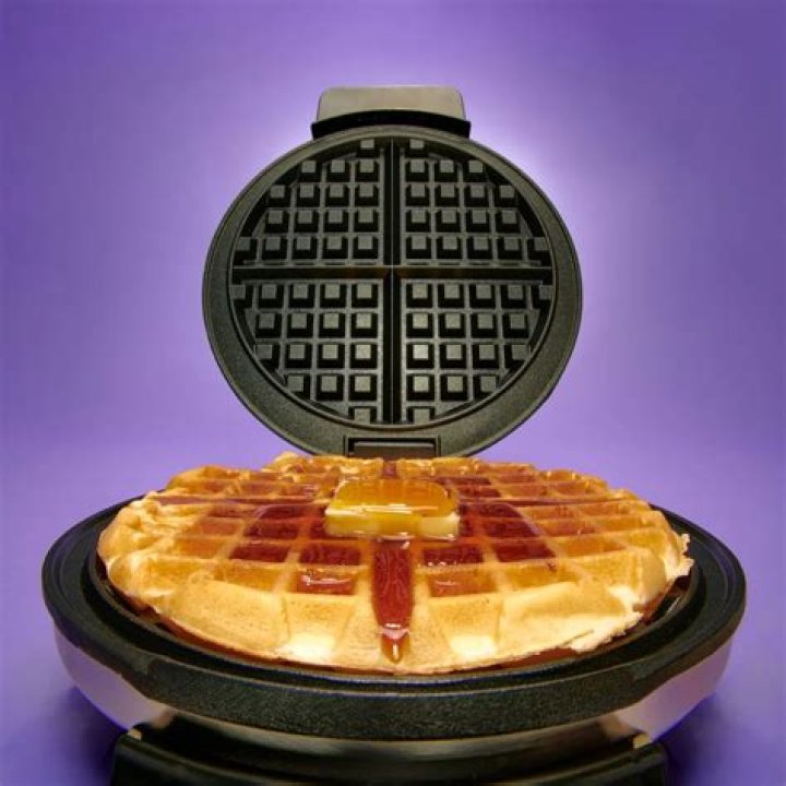 Why do you flip a waffle iron?