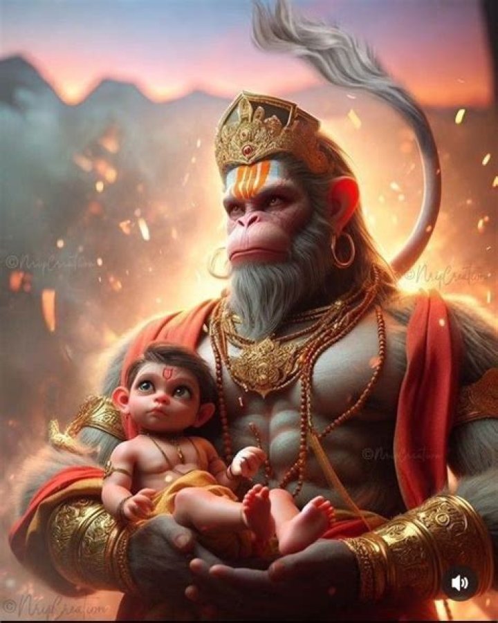 Why is Hanuman half monkey?