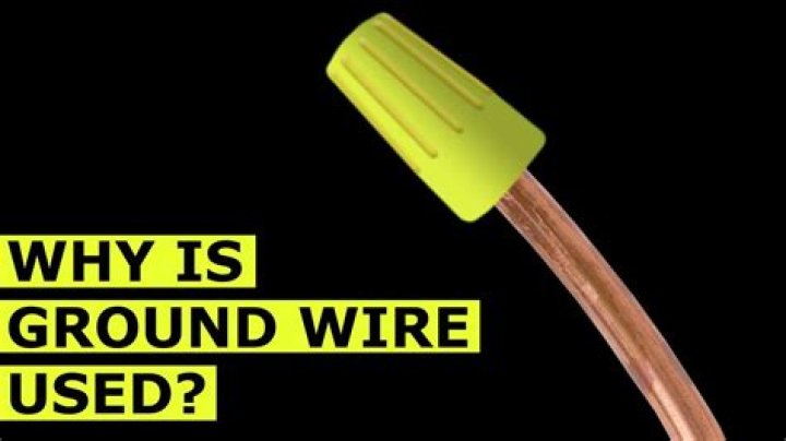 Why is the ground wire bare?