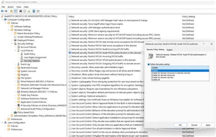 Why is Windows using NTLM instead of Kerberos?