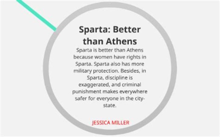 Why Sparta is better than Athens?
