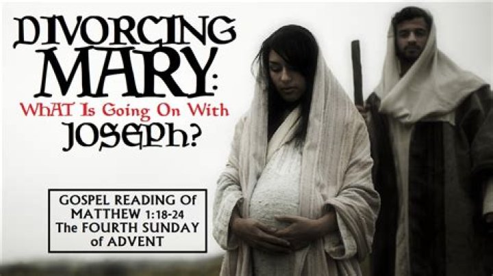 Why was Joseph going to divorce Mary?