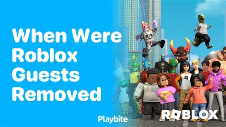 Why were guests removed from Roblox?