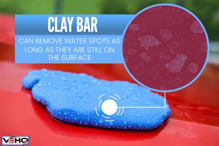 Will a clay bar remove water spots?