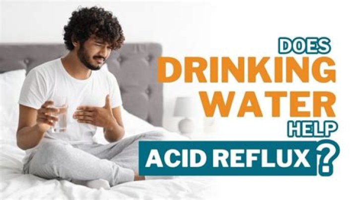 Will drinking water help acid reflux?